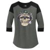 Women's Heritage Blend 3/4 Sleeve Baseball Raglan Tee Thumbnail