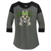 Women's Heritage Blend 3/4 Sleeve Baseball Raglan Tee Thumbnail