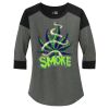 Women's Heritage Blend 3/4 Sleeve Baseball Raglan Tee Thumbnail
