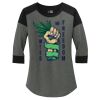 Women's Heritage Blend 3/4 Sleeve Baseball Raglan Tee Thumbnail