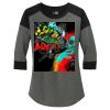 Women's Heritage Blend 3/4 Sleeve Baseball Raglan Tee Thumbnail