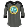 Women's Heritage Blend 3/4 Sleeve Baseball Raglan Tee Thumbnail